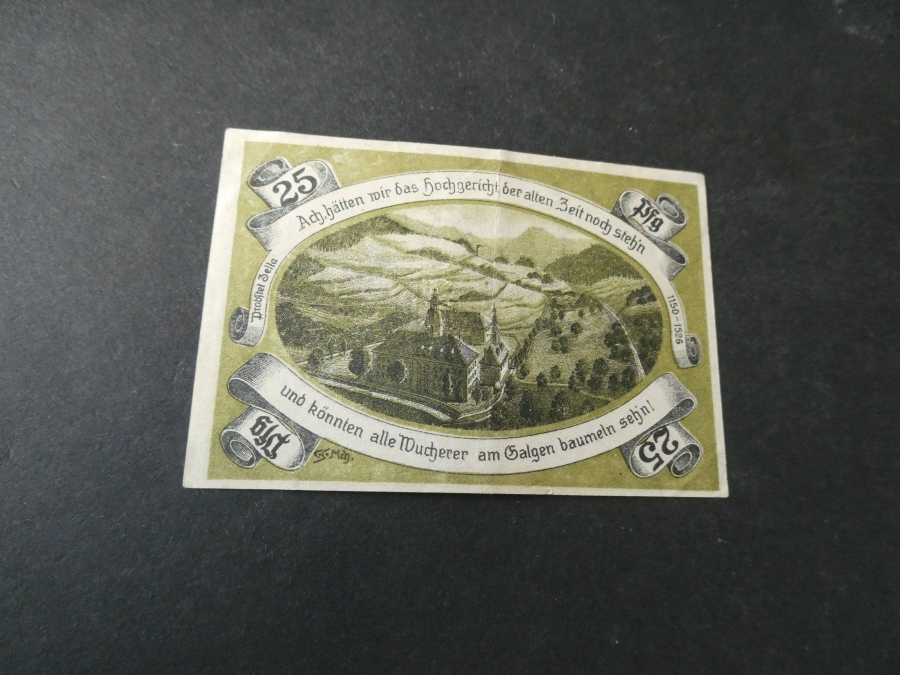 Banknoten: Dt. Reich, Probstzella  - Notgeldschein – Gebraucht aus Hinterforst von Rohusri 1