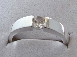 Bague Argent 925 avec Zirconium, taille 53, Neuve ☆☆☆