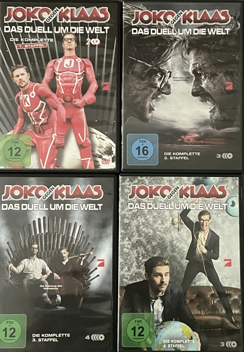 Tutti i DVDs: Joko gegen Klaas - Staffel 1-4 – Usato da Waldenburg venduto da Mimily33