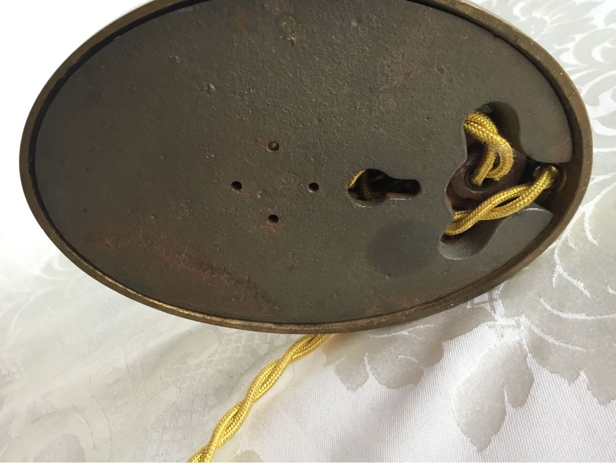Lampade: Antike Bronce Lampe mit hübschem Jugendstil Schirmchen – Usato da St. Gallen venduto da chamilla 5