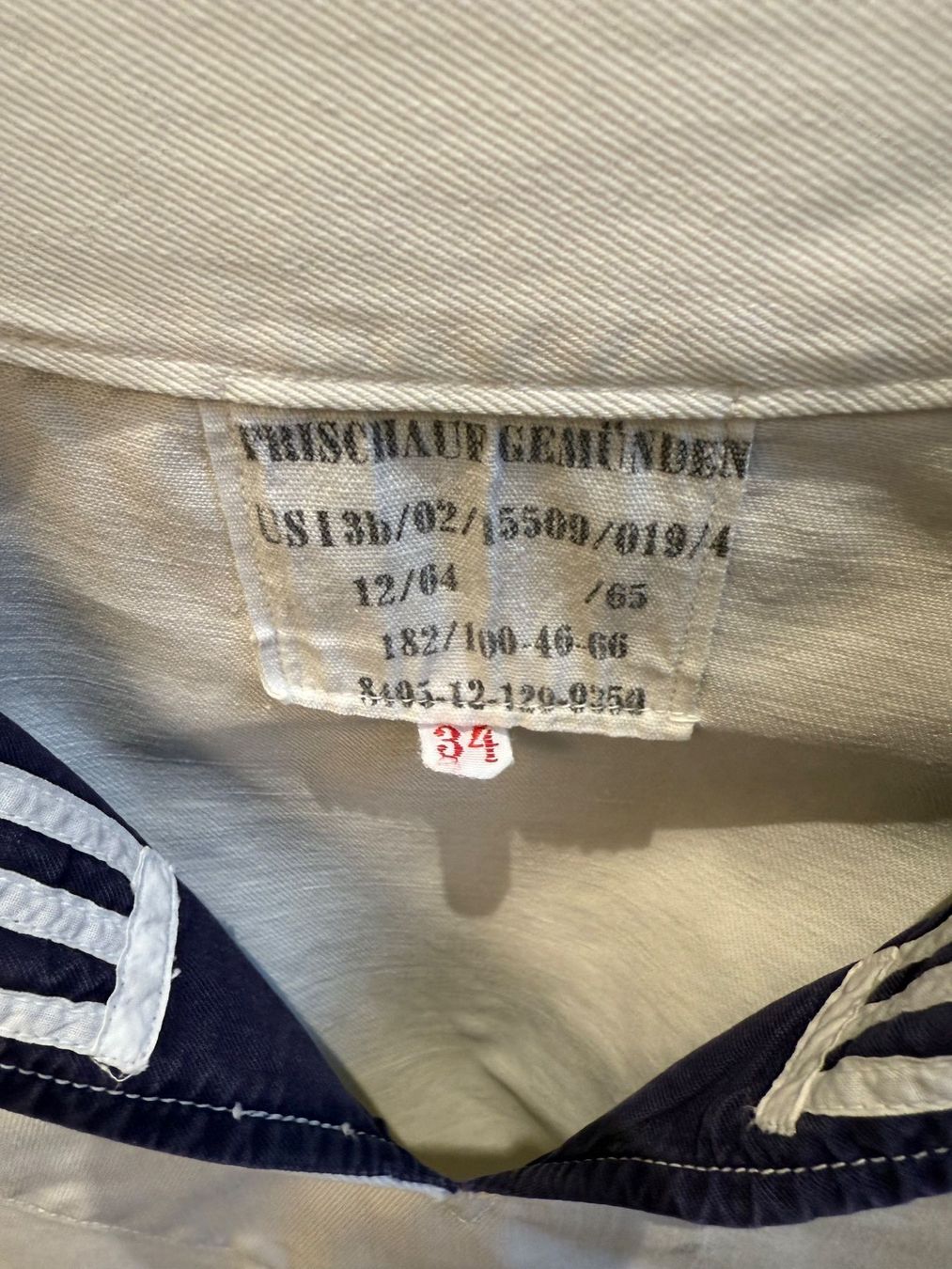 Camicie: Original Deutsche Marine Hemd - Vintage - Grösse 34 – Usato da Altdorf UR venduto da Mini037 1