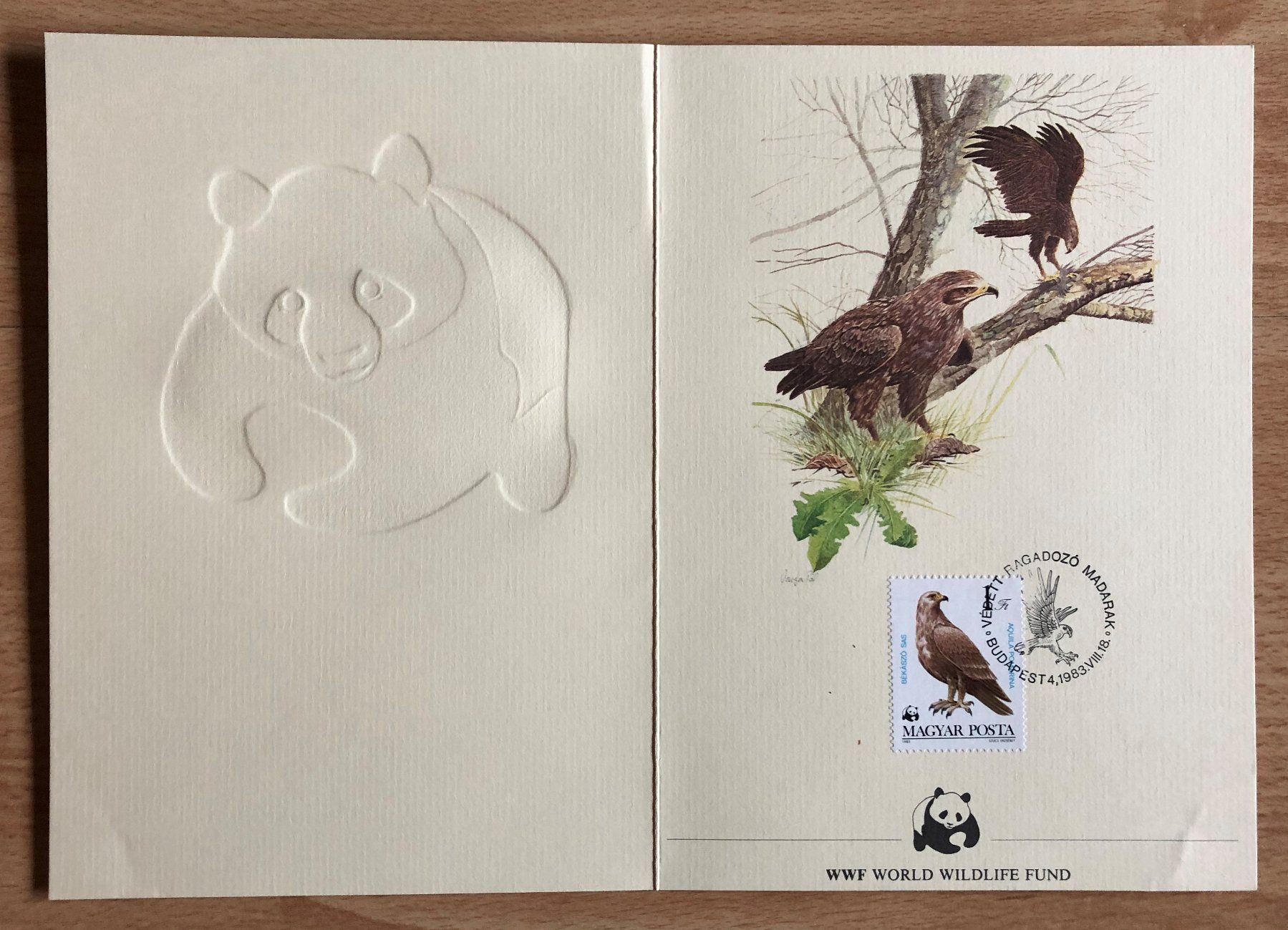 Alle Briefmarken: Briefmarke Adler WWf – Gebraucht aus Basel von Adler61