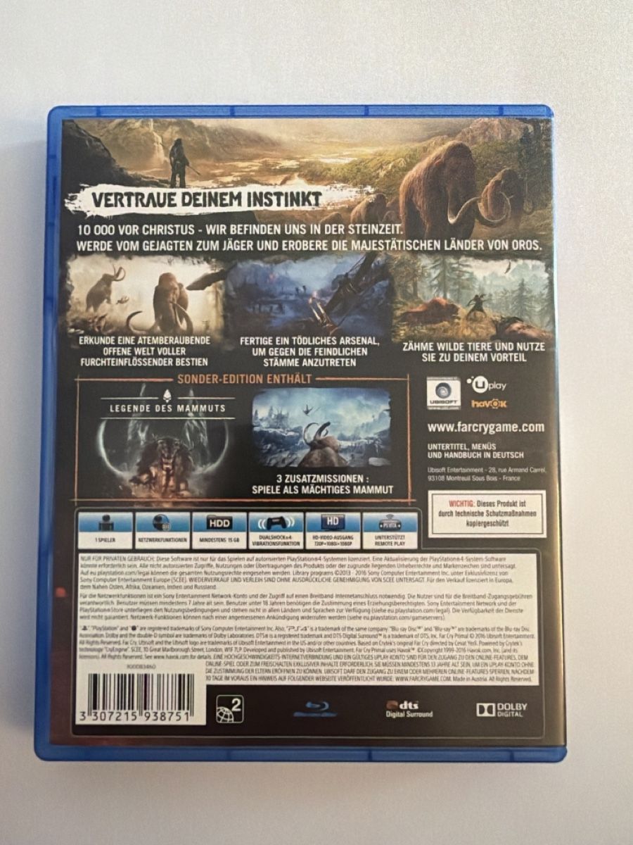 Sony Spiele: Far Cry Primal Ps4 Game – Neu (gemäss Beschreibung) aus Hendschiken von Jamie2006 1
