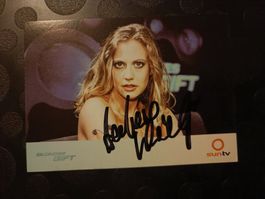 Barbara Schöneberger - handsigniert -Autogrammkarte