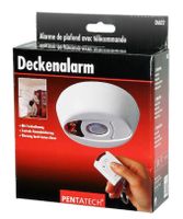 Pentatech Deckenalarm DA02 mit Fernbedienung | Weiss
