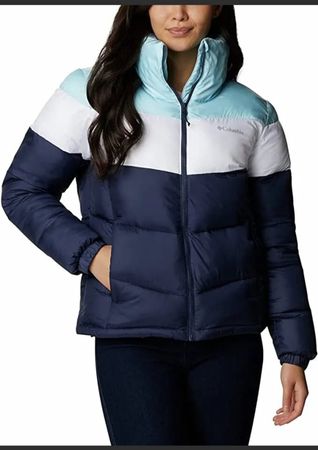 Columbia Puffect Color Blocked Jacke Winter-Steppjacke Gr. M