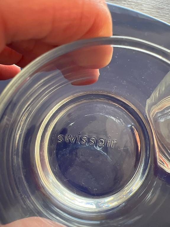 Swissair Bicchieri: Swissair Gläser – Usato da Rehetobel venduto da Saentis111 1