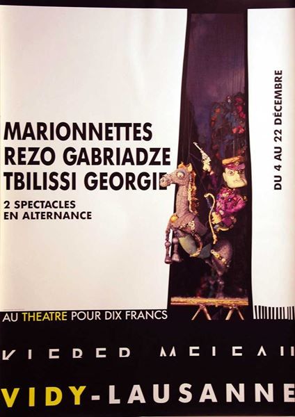 Poster & Bilder: Marionnettes, Rezo Gabriadze – Neu (gemäss Beschreibung) aus Bern von Vintage-Art-Poster