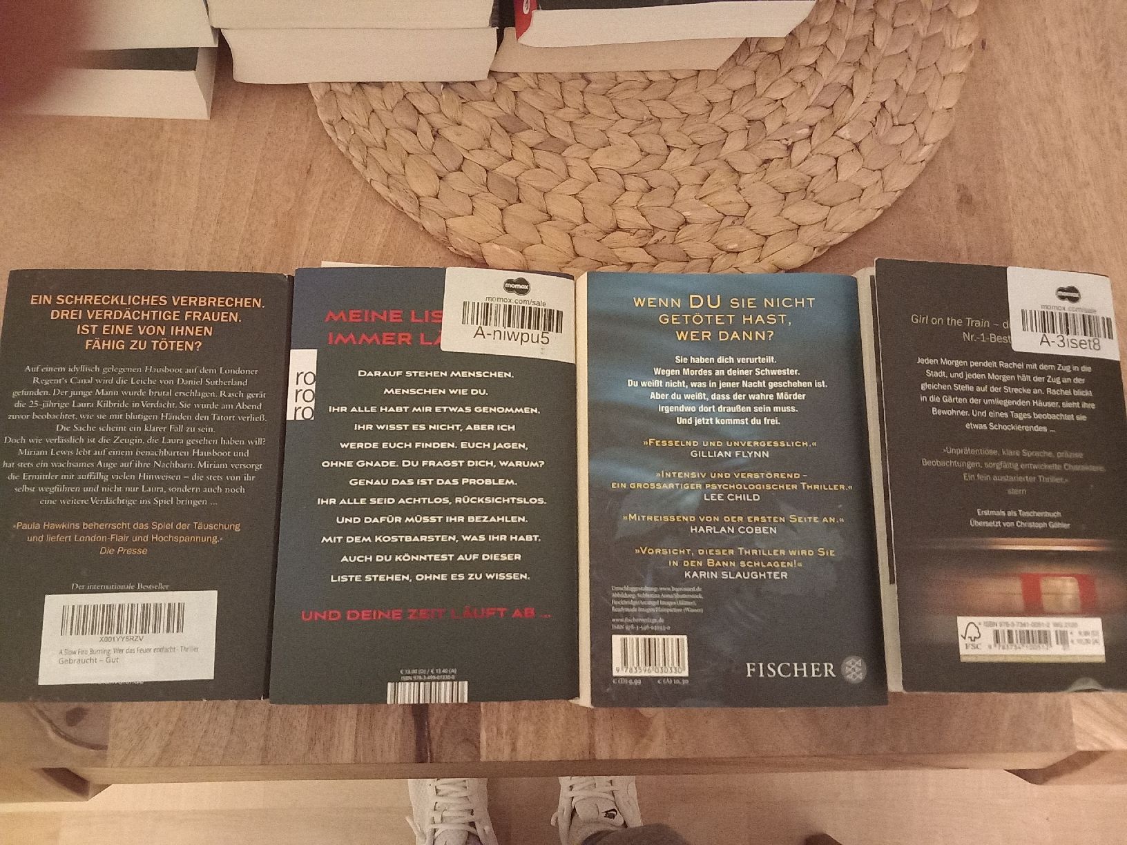 Livres: Bücherpaket, Thriller 4x – D'occasion à Wanzwil par lonelybeachhouse 1