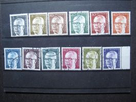 Berlin 1970 Bundespräsident Heinemann gest