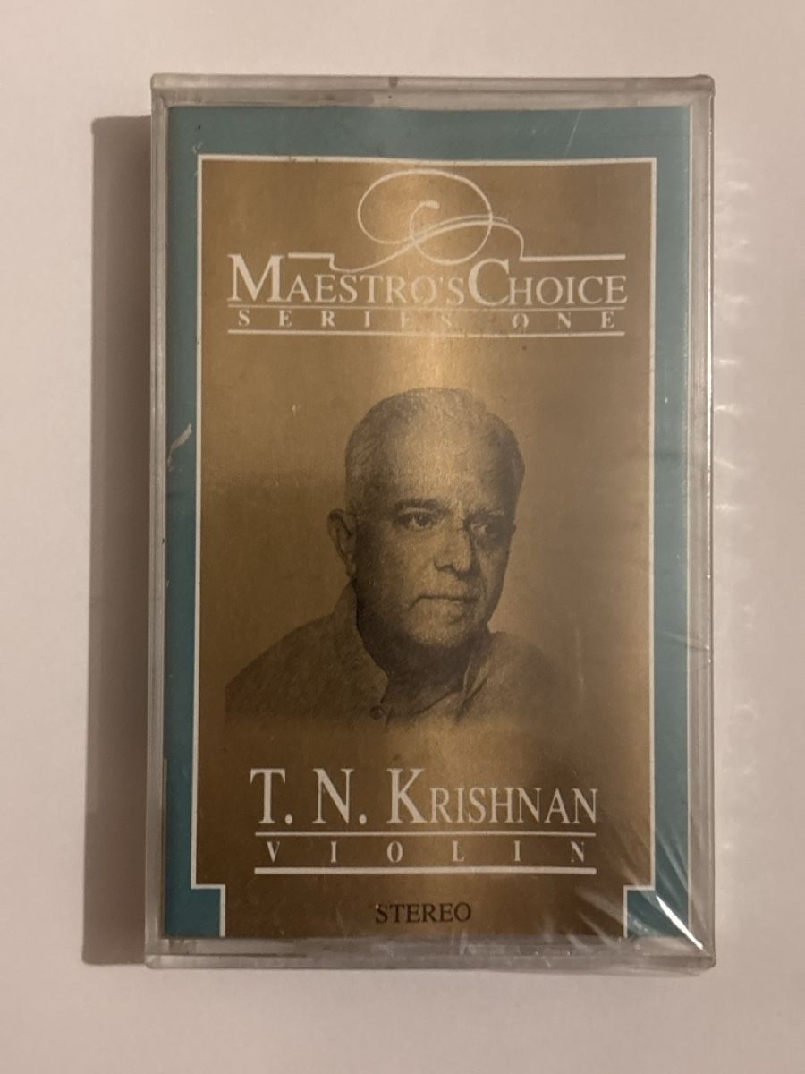 Musicassette: Cassette Maestro's Choice T.N. Krishnan Violin – Nuovo e nell'imballaggio originale da Les Avanchets venduto da EdikaGo