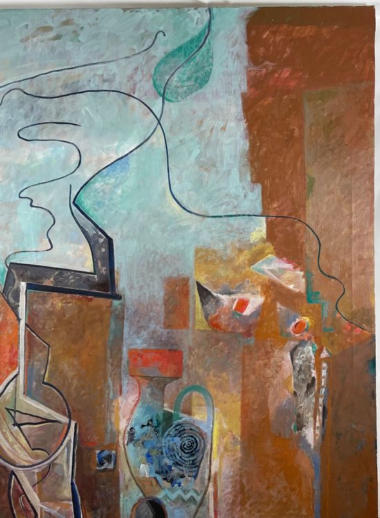 Roland Bugnon (1939) grosses Gemälde Kaufen auf Ricardo