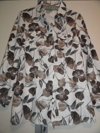 NIENHAUS LEINEN - BAUMWOLL BLUSE GR. 38 ***