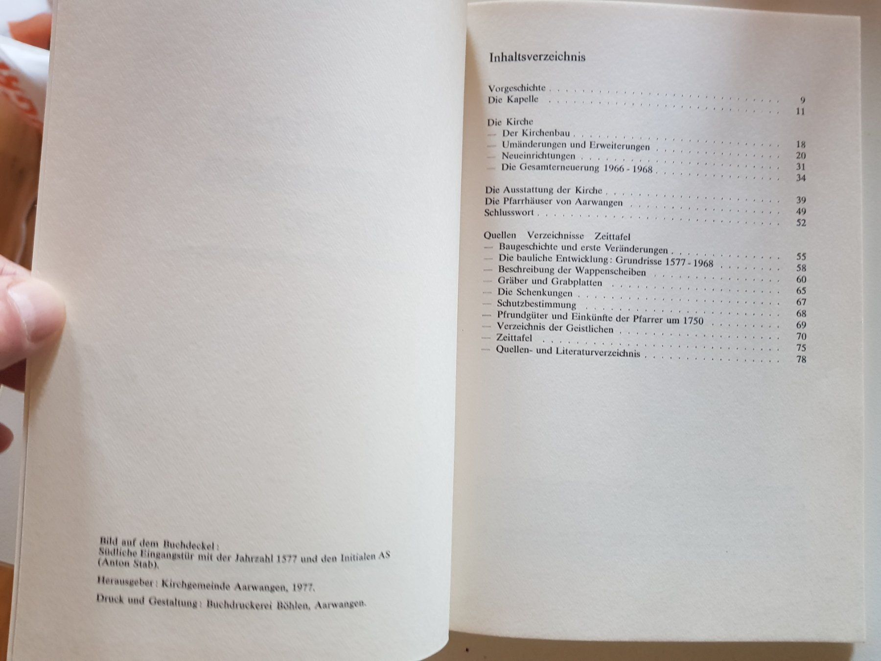 Libri: Die Kirche Aarwangen 1577-1977 – Usato da Walterswil BE venduto da Lonitti 8
