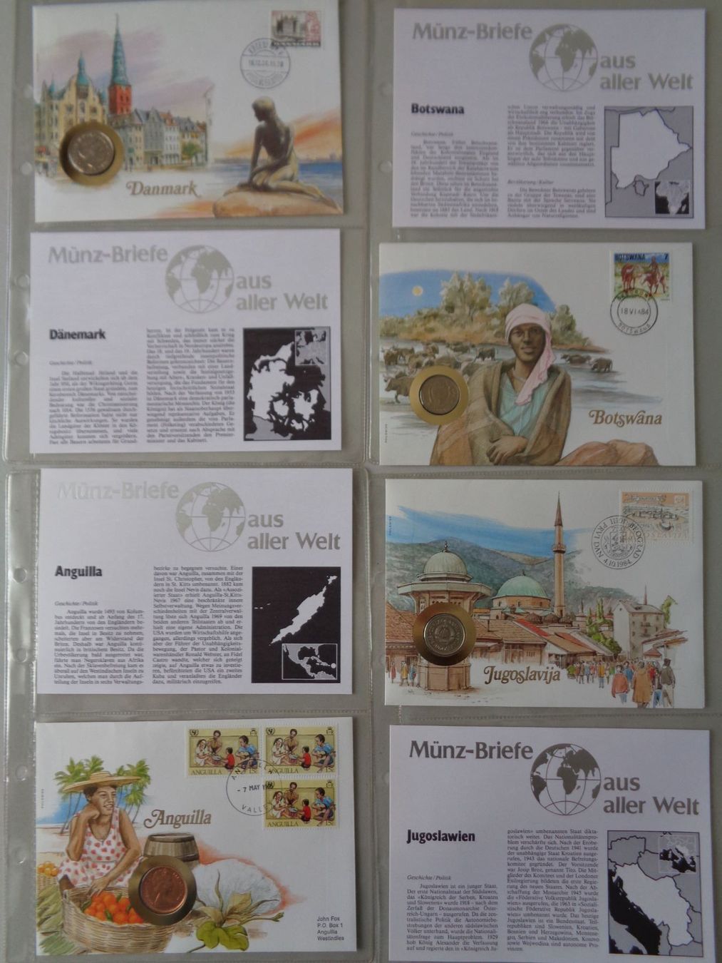 Album: 30 Münzbriefe im Album – Usato da Chur venduto da omonia 1