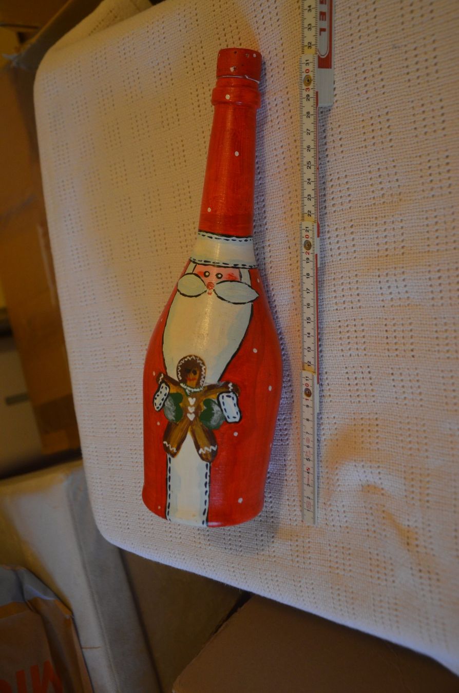 Tutte le decorazioni: NOEL DEKO FLASCHE - HANDARBEIT GEMALT – Nuovo (secondo la descrizione) da Chiasso venduto da Dolly015 1