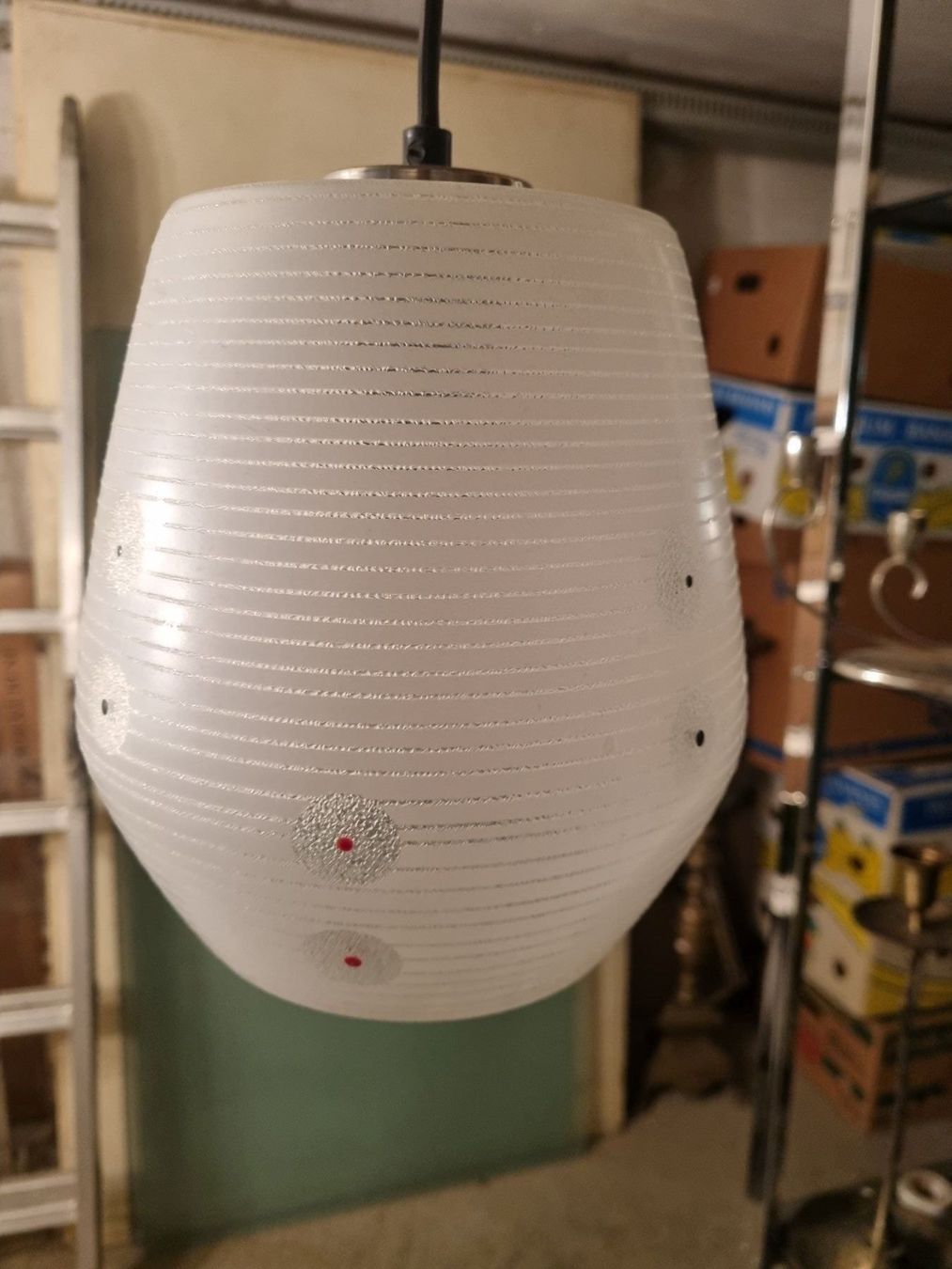 Lampadari & plafoniere: 50er Jahre Pendelleuchte – Usato da Basel venduto da Jcva 2