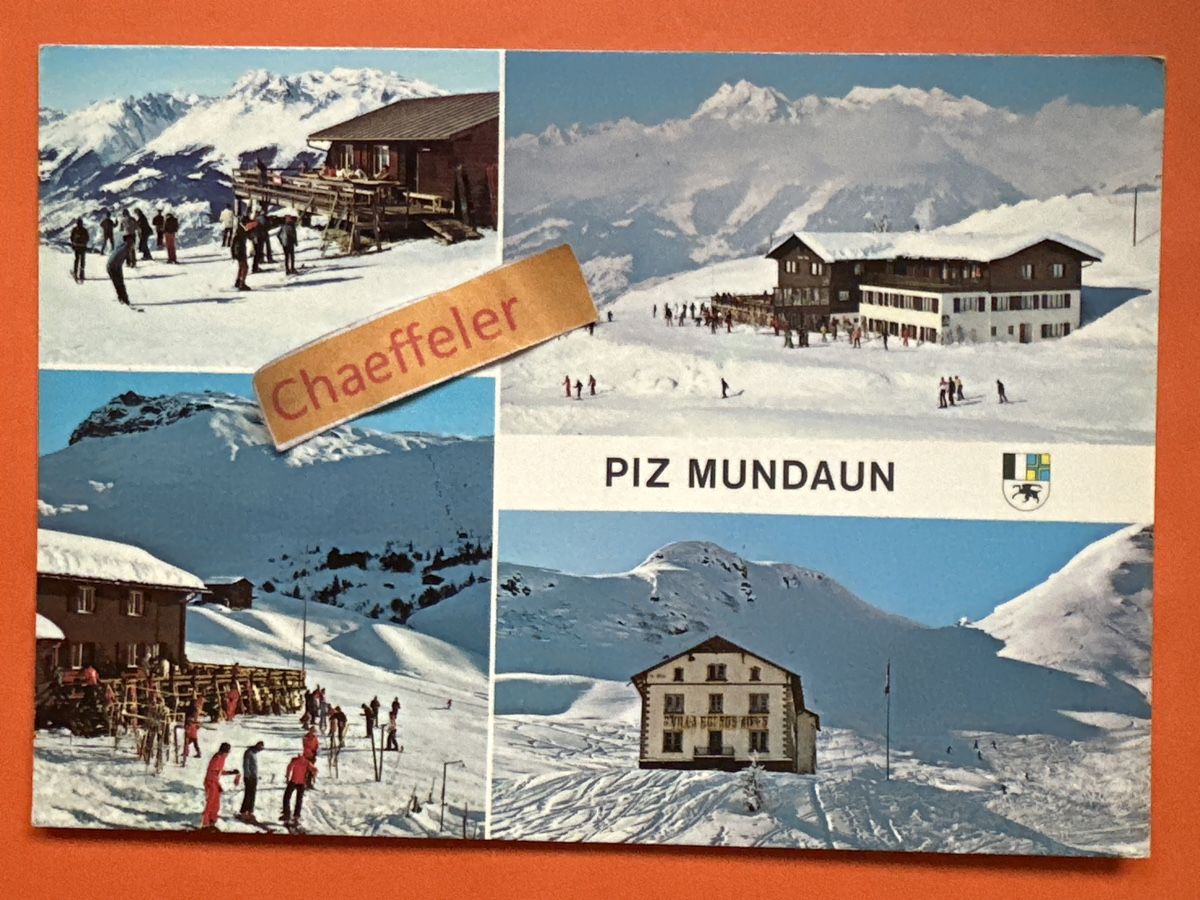Cartes postales: Piz Mandaun – D'occasion à Zürich par Chaeffeler