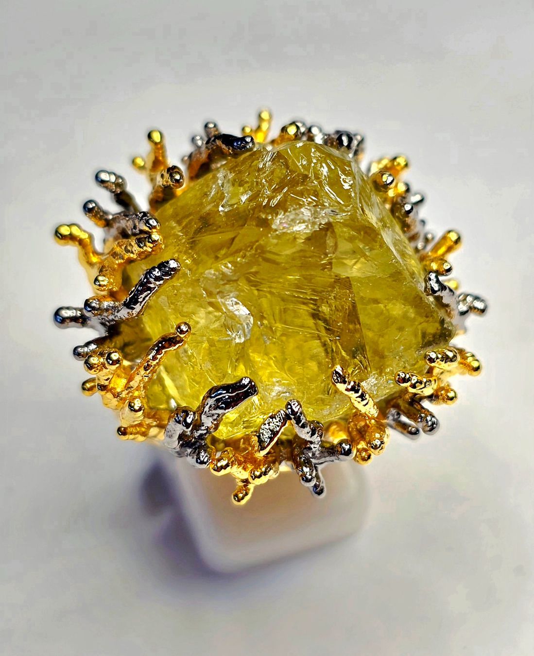 Anelli: Ungeschliffener Peridot Ring – Nuovo (secondo la descrizione) da Zürich venduto da adriben 4