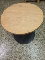 Beistelltisch Rund Holz Metall Durchmesser 45 cm gebraucht