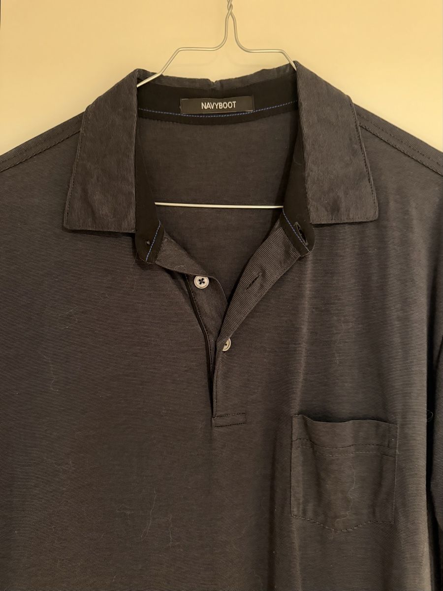 Navyboot Magliette Polo: NAVYBOOT Herren Poloshirt dunkelgrau Grösse M – Usato da Hünenberg venduto da Paddels 1