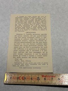 Foto & Immagini: Antikes Andachts- Heiligenbild, S. Camillo de Lellis – Usato da Gossau/ZH venduto da amazonas66 2