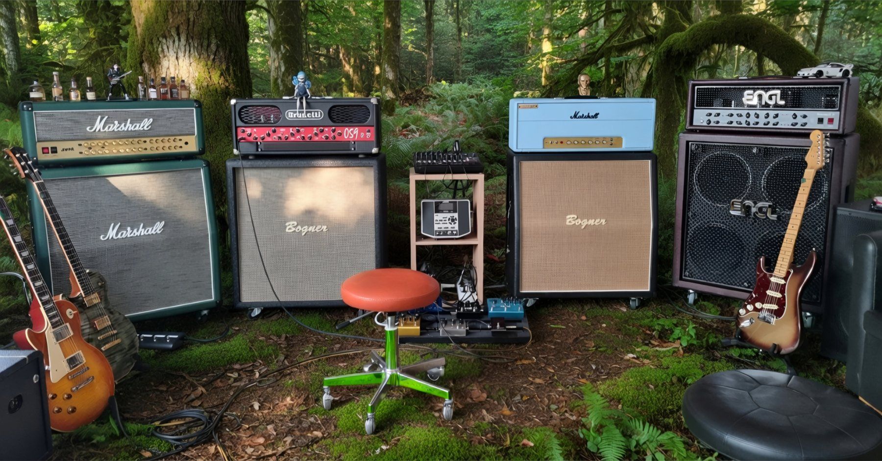 Marshall Verstärker: 4 Amps & 4 Boxen – Gebraucht aus Zürich von Hug1971