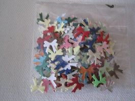 Stanz-Papier Motive Maschen vers. Farben 20 gr.
