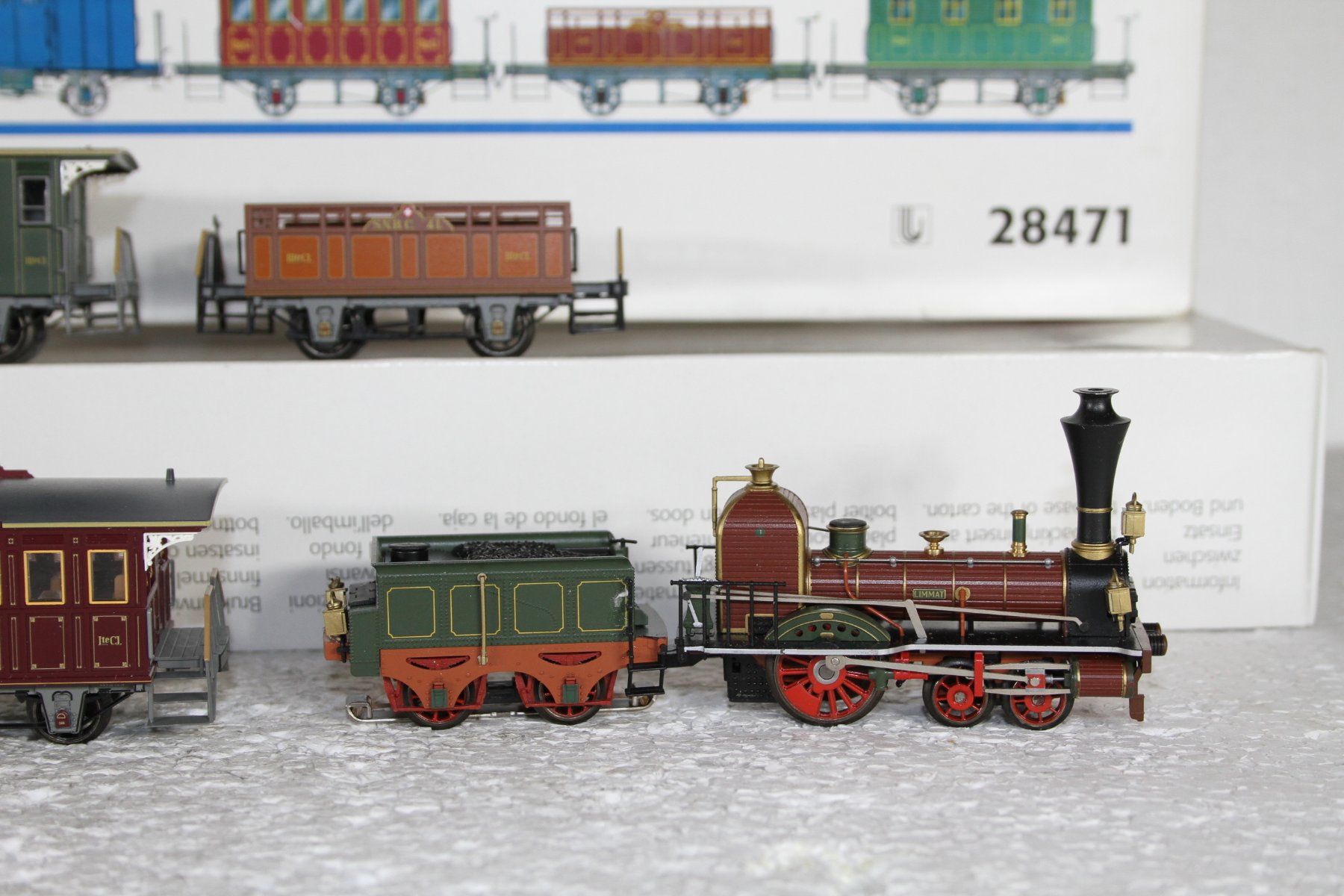 Märklin Modellini di ferrovie: Märklin 28471 SNB Spanisch Brötli Bahn Set – Usato da Triesen venduto da gleis8 4