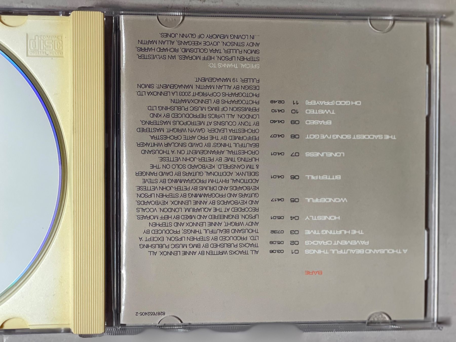 CDs: Annie Lennox – Gebraucht aus Muri b. Bern von AdidasCollector 3