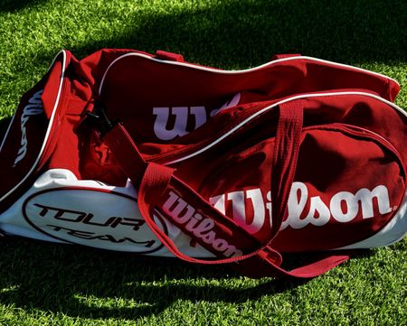 Wilson Tour Team Tennistasche rot guter Zustand