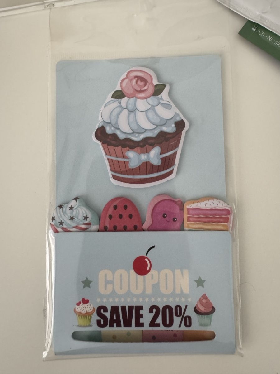 Autocollants: Sweet Cupcake - Sticky Notes – Neuf avec emballage d'origine à Sins par sum_lv6d