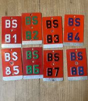 BS - VELONUMMER - FAHRRADSCHILD 80-er JAHRE NACH WAHL - BS