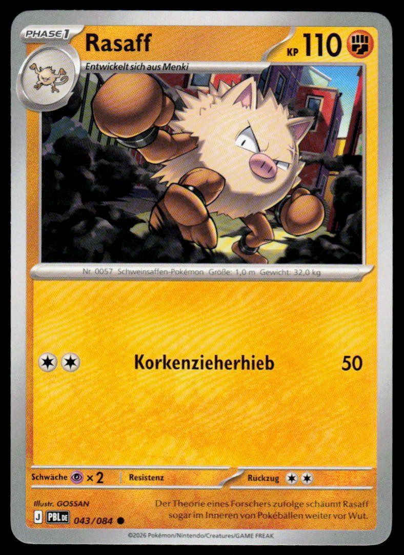 Pokémon Carte collezionabili: Pokemon Rasaff 043/084 – Usato da Herisau venduto da Pokemon2025