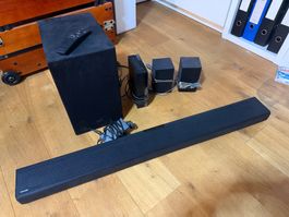 Heimkino Samsung Soundbar mit Samsung Rücklautsprecher Kit