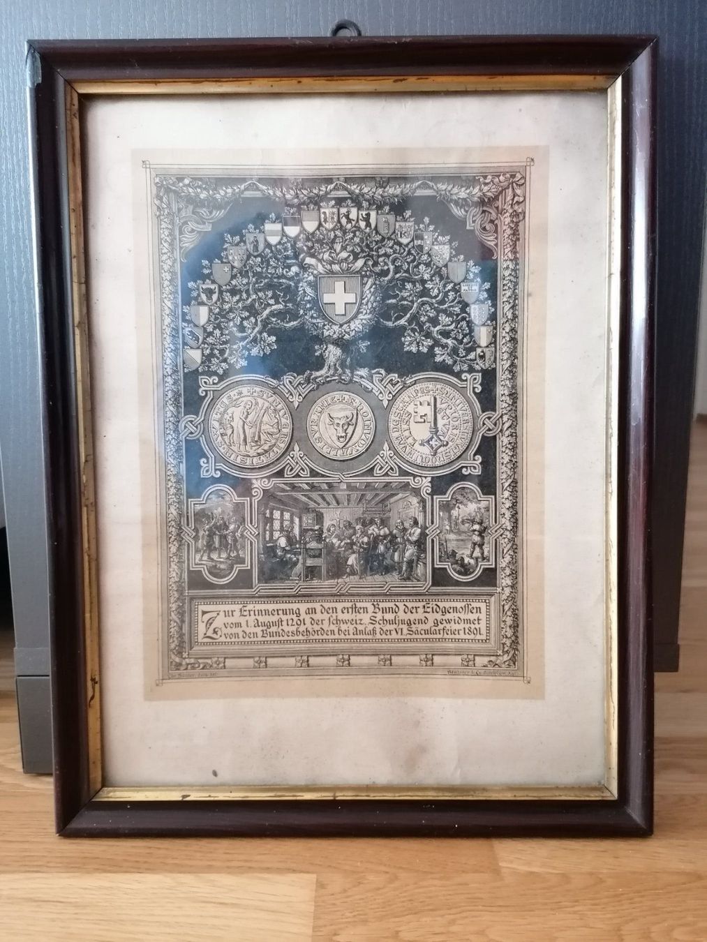 Poster & Bilder: Antikes Bild  *Säcularfeier 1891* – Gebraucht aus Muri AG von goodmood17 4
