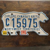 🇨🇦 Autoschild, Northwest Territories C15975 - Kanada