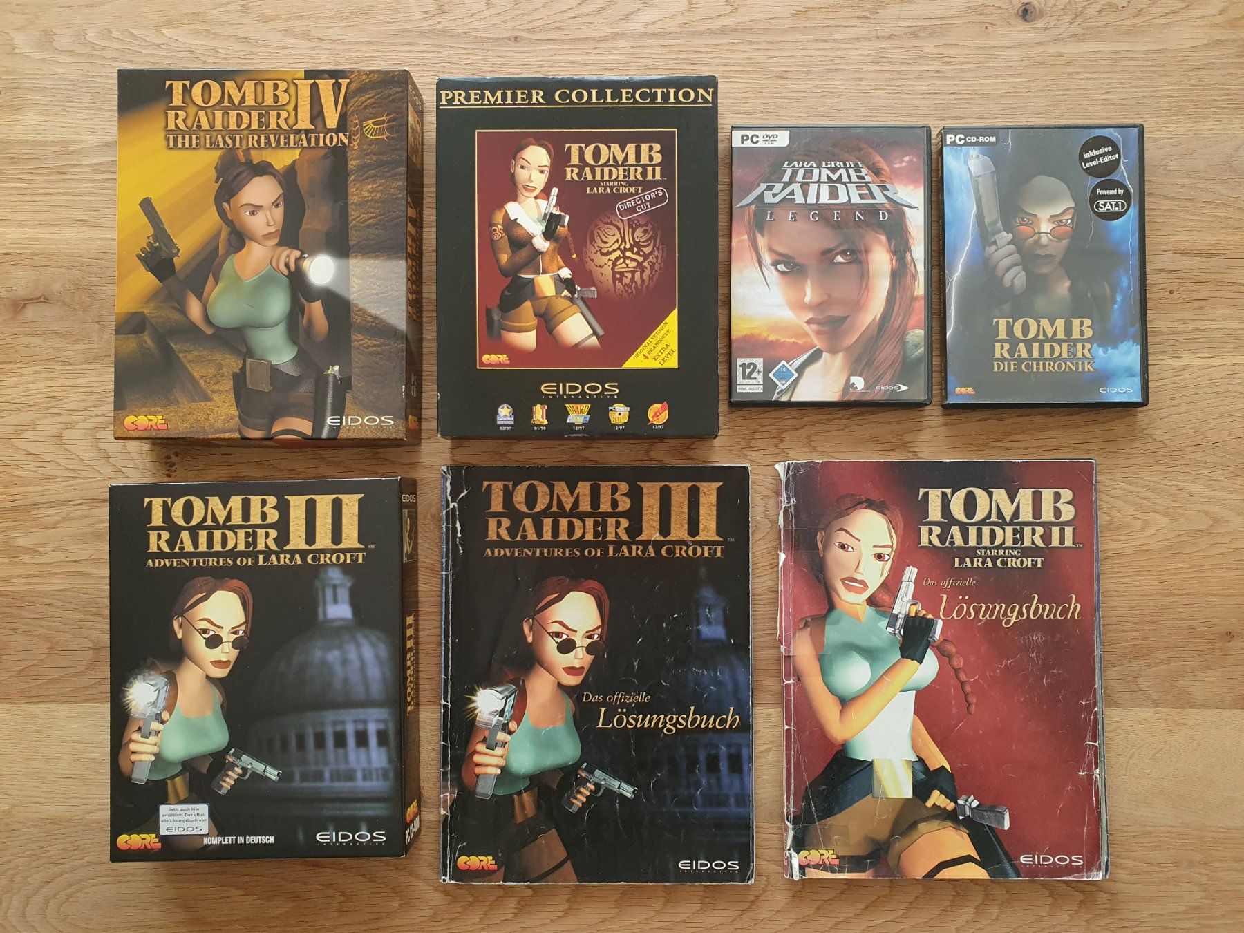 Giochi: UPDATE PC Tomb Raider 2/3/4/5/7 Big Box Bundle +Lösungshefte – Usato da Greifensee venduto da perfectioN88 2