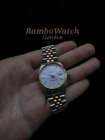 Rolex Datejust Bicolore 36mm Réf. 1601  rare Porcelain dial