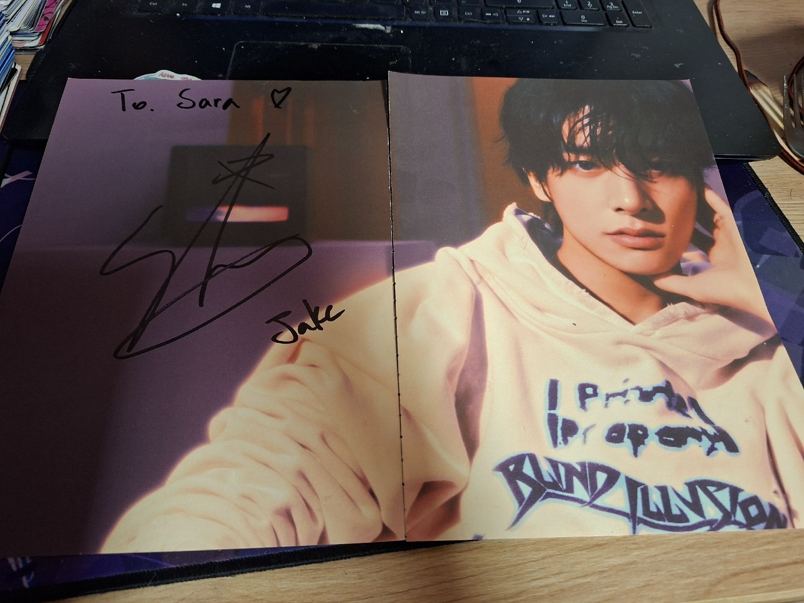 Autografi: jake signed album pages – Usato da Alikon venduto da e_w_lt5y