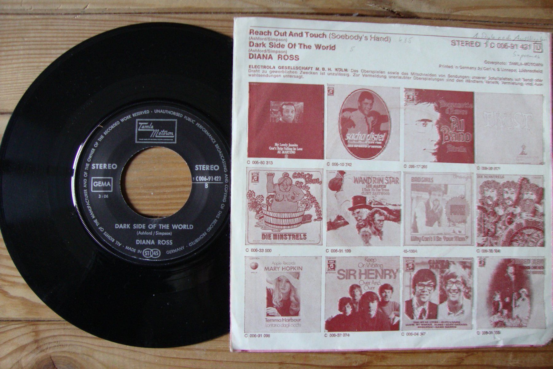 Dischi in vinile: DIANA ROSS - REACH OUT AND TOUCH  Single – Usato da Bern venduto da Uli_10_11 1