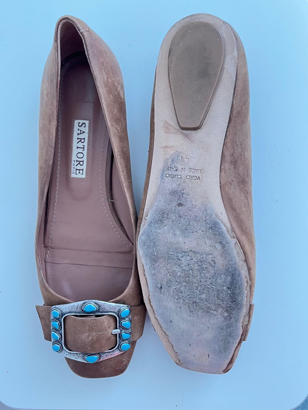 Sartore Scarpe da donna: Sartore Ballerina Flats Size 41 – Usato da Genève venduto da gvokiii