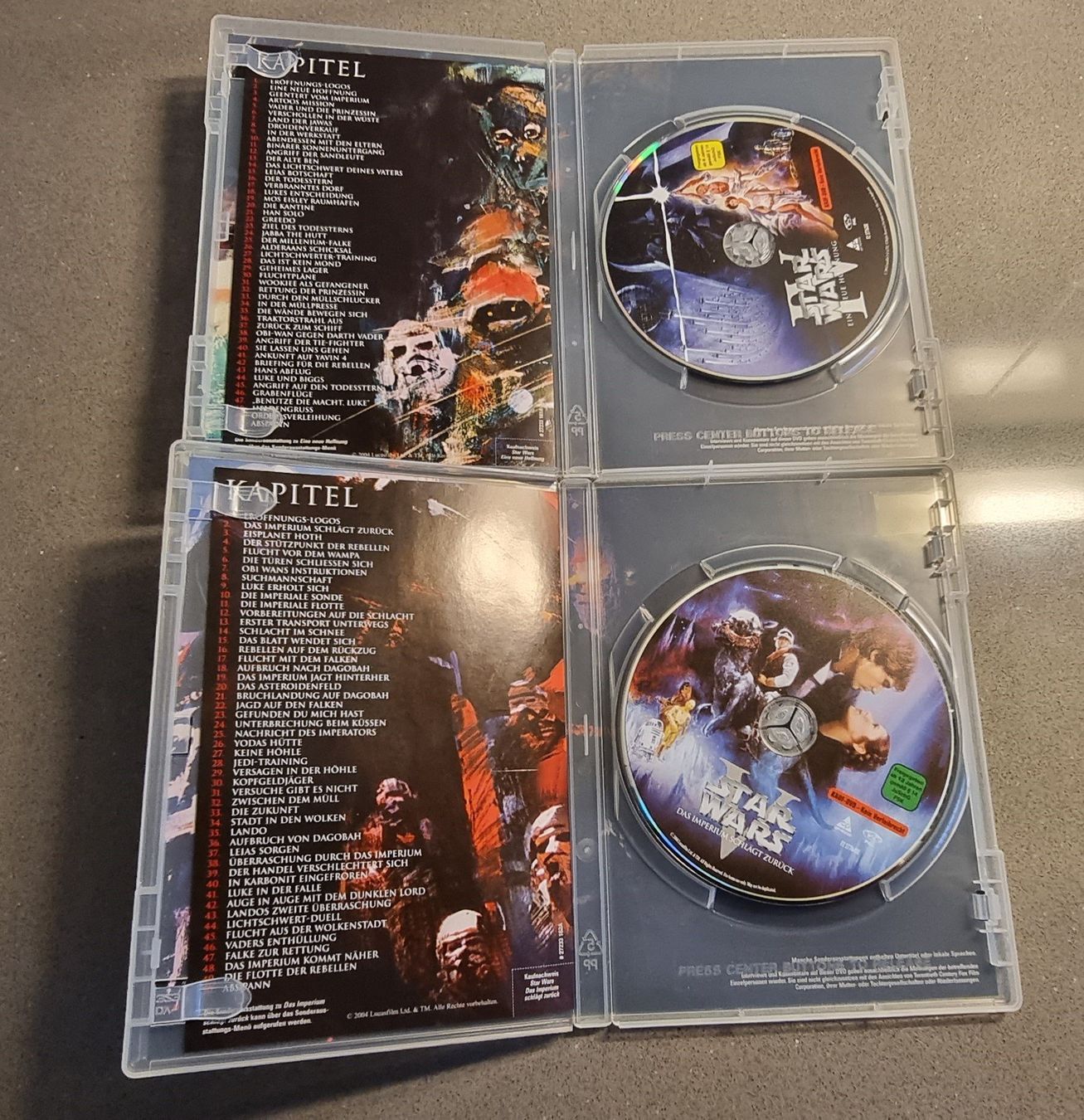 Tutti i DVDs: STAR WARS TRILOGIE + Bonus DVD – Usato da Niedergösgen venduto da rex_5013 3