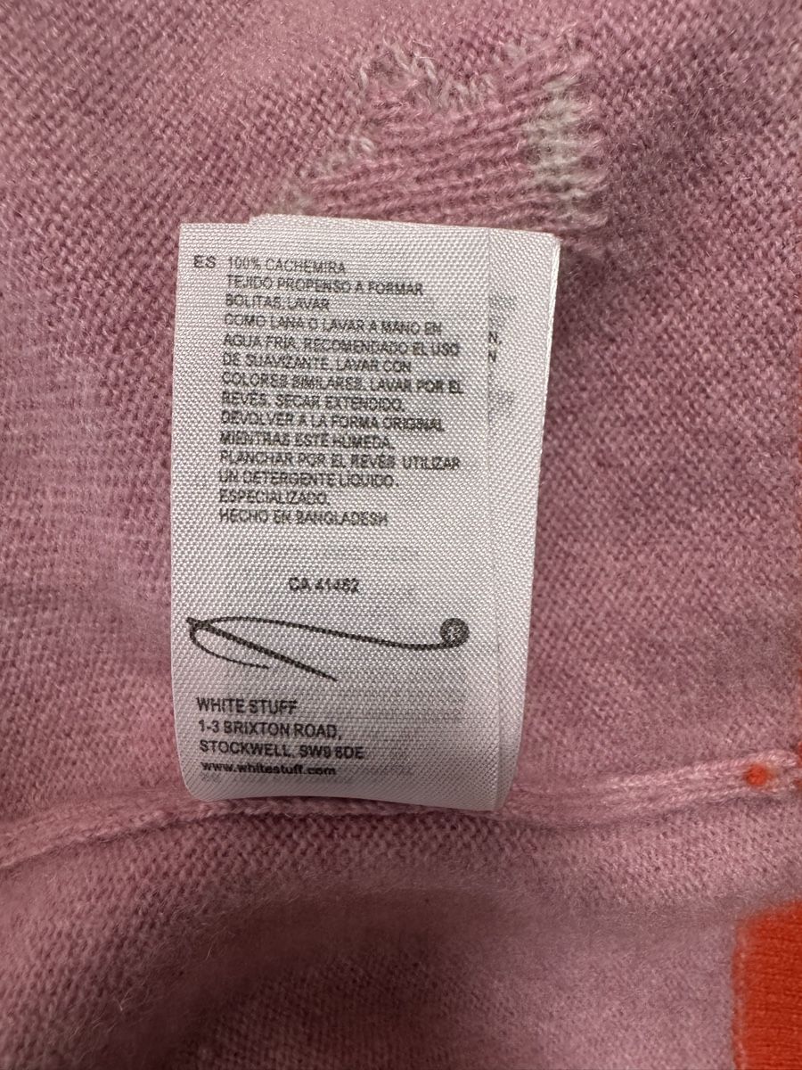 Maglioni & Felpe: Pullover White Stuff rosa Sterne Grösse 38 neuwertig – Usato da Zürich venduto da Finesse54 4
