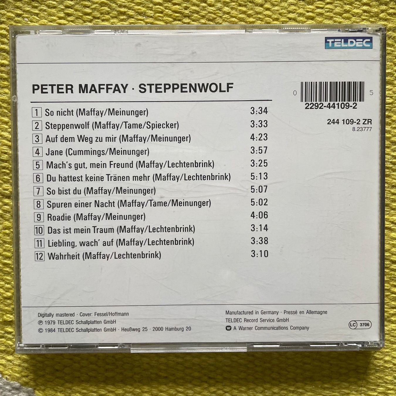 CD: PETER MAFFAY-STEPPENWOLF79 – Usato da Rorschacherberg venduto da CD-Roli 1
