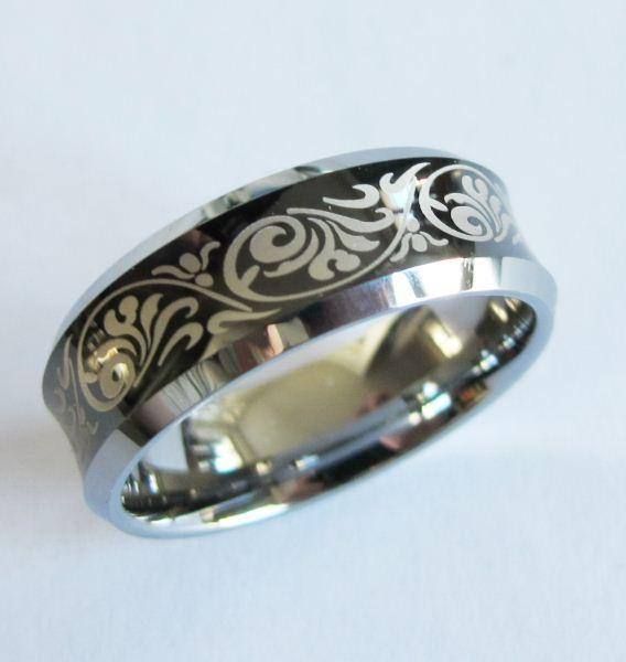 Anelli: Echter Tungsten Carbide Wolfram Ring 8 – Nuovo e nell'imballaggio originale da Schwanden GL venduto da UHRKNALL 1