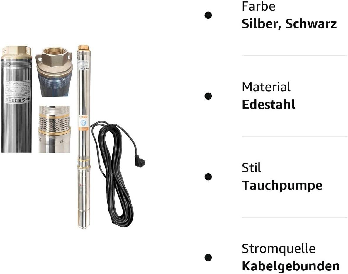 Stagni & Fontane ornamentali: Tiefbrunnenpumpe 6000l/h – Nuovo e nell'imballaggio originale da Bottighofen venduto da zaap 1