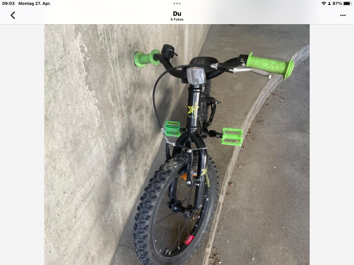 Biciclette: Kindervelo  SUPERHERO  Bikes 16 Zoll – Usato da Urtenen-Schönbühl venduto da Relis60 1