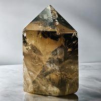 Magnifique Cristal de Quartz Fumé Brut Naturel. 439g
