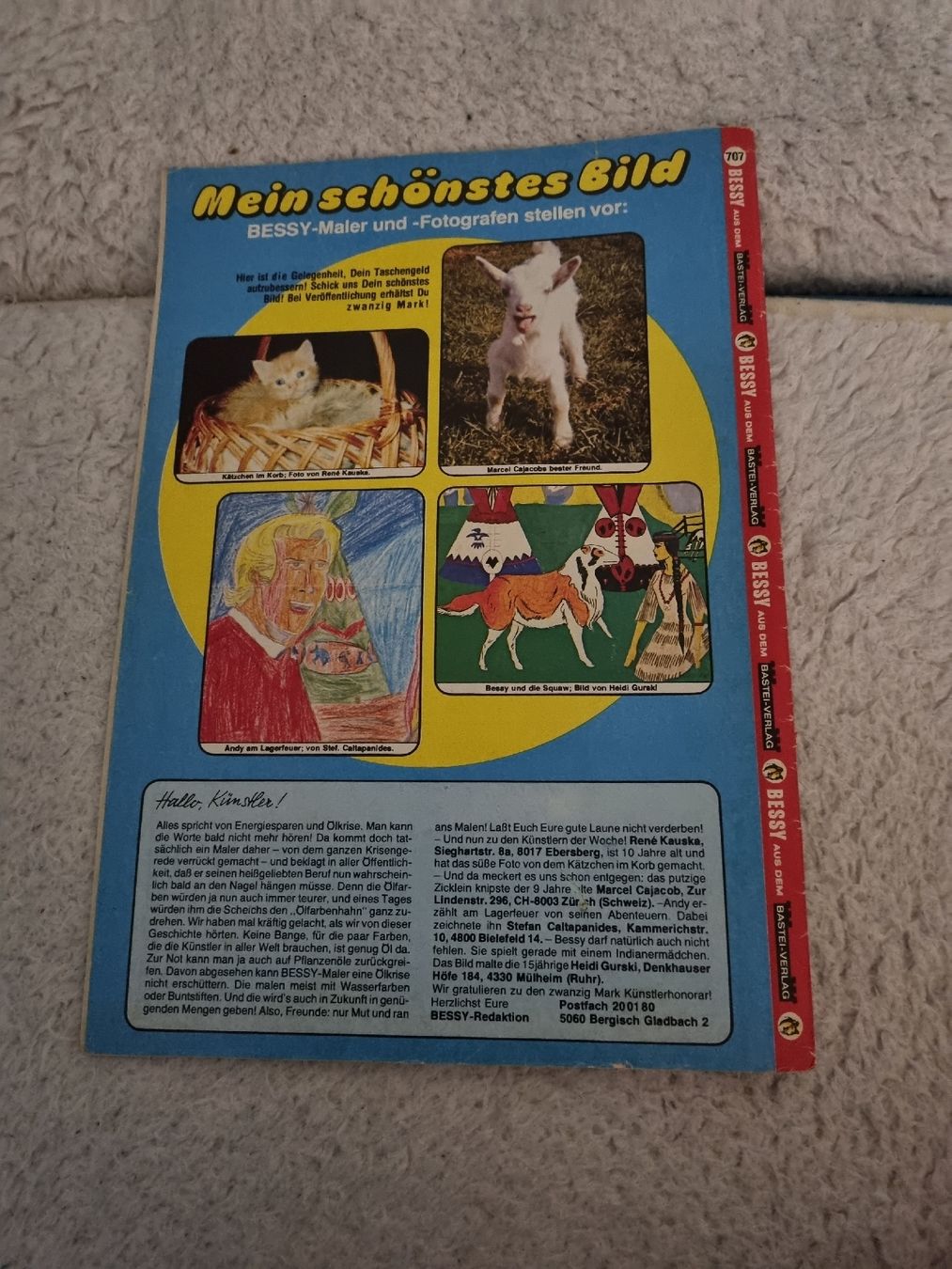 BD: Bessy Heft Nr. 707 – D'occasion à Oberentfelden par Giants 1